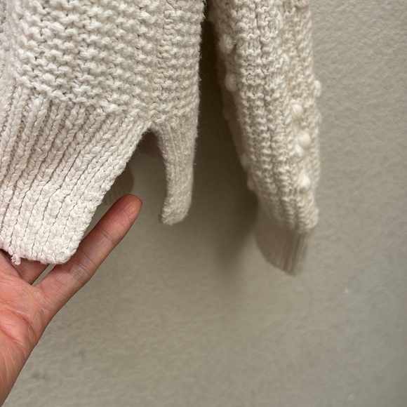 Madewell | Bobble cardigan sweater in bright Ivory - Picture 8 of 12
